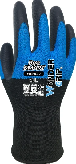 Bissolo Casa Guanti Da Lavoro<GUANTO POLIESTERE NERO/BLU RICOPERTO LATTICE TAGLIA 10/XL: vendita online GUANTO POLIESTERE NERO/BLU RICOPERTO LATTICE TAGLIA 10/XL in offerta