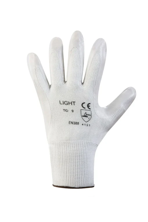 Bissolo Casa Guanti Da Lavoro<GUANTO SUPPORTO IN NYLON BIANCO RIVESTIMENTO IN NITRILE GRIGIO TAGLIA 8: vendita online GUANTO SUPPORTO IN NYLON BIANCO RIVESTIMENTO IN NITRILE GRIGIO TAGLIA 8 in offerta