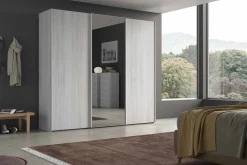 Bissolo Casa Armadi Anta Scorrevole<Guardaroba 3 ante scorrevoli in rovere con specchi