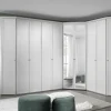Bissolo Casa Armadi Anta Battente<Guardaroba ad angolo bianco frassinato