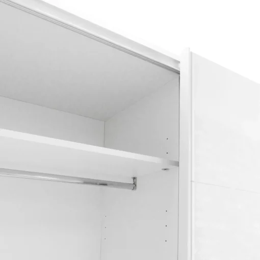 Bissolo Casa Armadi Anta Scorrevole<Guardaroba due ante scorrevoli bianco lucido