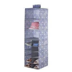 Bissolo Casa Cambio Stagione Custodie<GUARDAROBA SALVASPAZIO SOSPESO 13 COMPARTI IN PLASTICA 30.5X30.5X118CM: vendita online GUARDAROBA SALVASPAZIO SOSPESO 13 COMPARTI IN PLASTICA 30.5X30.5X118CM in offerta