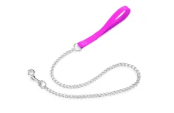 Bissolo Casa Accessori Guinzagli<GUINZAGLIO IN NYLON CON CATENA 2.5X800MM FUCSIA: vendita online GUINZAGLIO IN NYLON CON CATENA 2.5X800MM FUCSIA in offerta