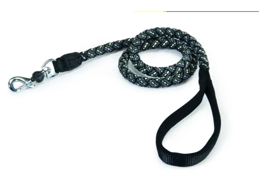 Bissolo Casa Accessori Guinzagli<GUINZAGLIO INTREC.COND. REFLEX/FOSFORESC. NERO/NERO MM12X1100: vendita online GUINZAGLIO INTREC.COND. REFLEX/FOSFORESC. NERO/NERO MM12X1100 in offerta