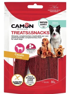 Bissolo Casa Cibi Cane<HORSE JERKY 80GR: vendita online HORSE JERKY 80GR in offerta