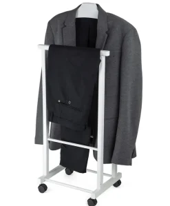Bissolo Casa Appendiabiti E Servomuti<INDOSSATORE DOPPIO DA CAMERA IN LEGNO BIANCO : vendita online INDOSSATORE DOPPIO DA CAMERA IN LEGNO BIANCO in offerta