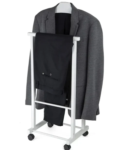 Bissolo Casa Appendiabiti E Servomuti<INDOSSATORE DOPPIO DA CAMERA IN LEGNO BIANCO : vendita online INDOSSATORE DOPPIO DA CAMERA IN LEGNO BIANCO in offerta