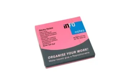 Bissolo Casa Cancelleria Memo<INFO NOTES - BLOCCO 80 FF ADESIVI BRILLIANT ROSA FLUO 75X75mm: vendita online INFO NOTES - BLOCCO 80 FF ADESIVI BRILLIANT ROSA FLUO 75X75mm in offerta