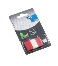 Bissolo Casa Cancelleria Memo<INFO NOTES - CONF. 50 ADESIVI SEGNAPAGINA 25X43mm ROSSO: vendita online INFO NOTES - CONF. 50 ADESIVI SEGNAPAGINA 25X43mm ROSSO in offerta