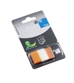 Bissolo Casa Cancelleria Memo<INFO NOTES - CONF. 50 ADESIVI SEGNAPAGINA 25X43mm ARANCIO: vendita online INFO NOTES - CONF. 50 ADESIVI SEGNAPAGINA 25X43mm ARANCIO in offerta