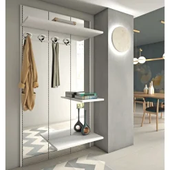 Bissolo Casa Mobili Da Ingresso<INGRESSO COMPLETO BIANCO CON SPECCHI