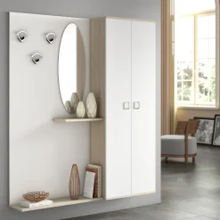 Bissolo Casa Mobili Da Ingresso<INGRESSO COMPLETO BIANCO E OLMO