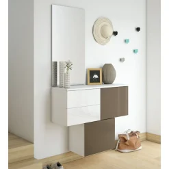 Bissolo Casa Mobili Da Ingresso<INGRESSO COMPLETO BIANCO E TORTORA : MOBILE DA INGRESSO