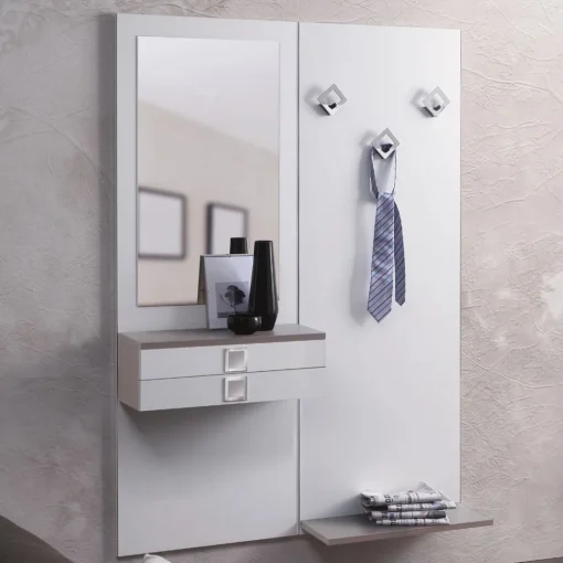 Bissolo Casa Mobili Da Ingresso<INGRESSO COMPLETO BIANCO E TORTORA