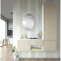 Bissolo Casa Mobili Da Ingresso<INGRESSO COMPLETO BIANCO E OLMO