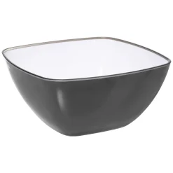 Bissolo Casa Piatti Insalatiere E Terrine<INSALATIERA QUADRATA ANTRACITE 24.8X24.8CM 3900ML