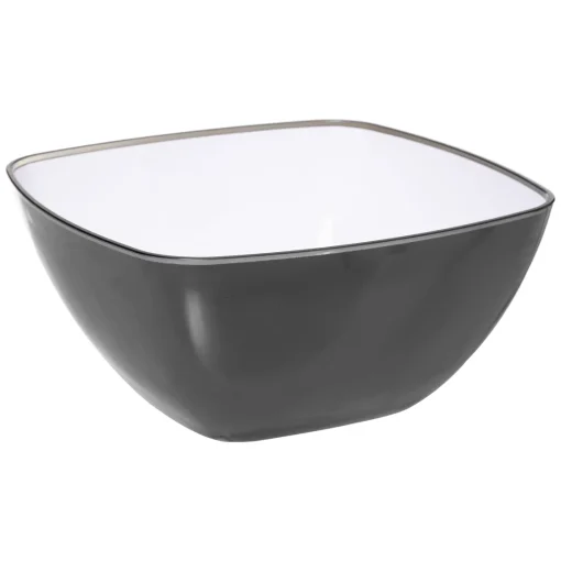 Bissolo Casa Piatti Insalatiere E Terrine<INSALATIERA QUADRATA ANTRACITE 24.8X24.8CM 3900ML