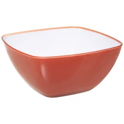Bissolo Casa Piatti Insalatiere E Terrine<INSALATIERA QUADRATA ROSSA 24.8X24.8CM 3900ML