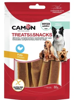 Bissolo Casa Cibi Cane<JERKY DI POLLO E FEGATO DI POLLO 80GR: vendita online JERKY DI POLLO E FEGATO DI POLLO 80GR in offerta