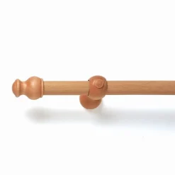 Bissolo Casa Accessori E Pali Tende Pali In Legno<KIT BASIC LEGNO - BASTONE PER TENDA COLORE PINO 200CM : vendita online KIT BASIC LEGNO - BASTONE PER TENDA COLORE PINO 200CM in offerta