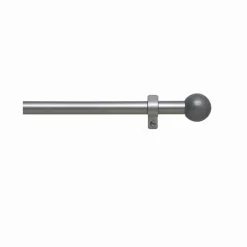 Bissolo Casa Accessori E Pali Tende Pali In Metallo<KIT BASIC METALLO - MODELLO SFERA CROMO SATINATO 160CM: vendita online KIT BASIC METALLO - MODELLO SFERA CROMO SATINATO 160CM in offerta