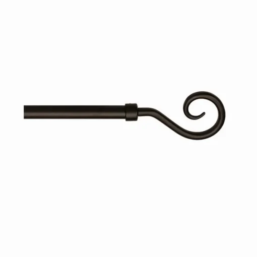 Bissolo Casa Accessori E Pali Tende Finali Per Pali<KIT BASIC METALLO - MODELLO UNCINO NERO 160CM: vendita online KIT BASIC METALLO - MODELLO UNCINO NERO 160CM in offerta