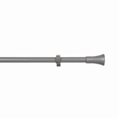 Bissolo Casa Accessori E Pali Tende Pali In Metallo<KIT METALLO 19MM - MODELLO CONO ANELLO PIOMBO 160-300CM: vendita online KIT METALLO 19MM - MODELLO CONO ANELLO PIOMBO 160-300CM in offerta
