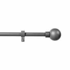 Bissolo Casa Accessori E Pali Tende Pali In Metallo<KIT METALLO 19MM - MODELLO SFERA ANELLO PIOMBO 110-200CM: vendita online KIT METALLO 19MM - MODELLO SFERA ANELLO PIOMBO 110-200CM in offerta