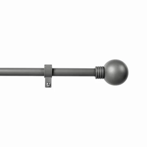 Bissolo Casa Accessori E Pali Tende Pali In Metallo<KIT METALLO 19MM - MODELLO SFERA ANELLO PIOMBO 110-200CM: vendita online KIT METALLO 19MM - MODELLO SFERA ANELLO PIOMBO 110-200CM in offerta