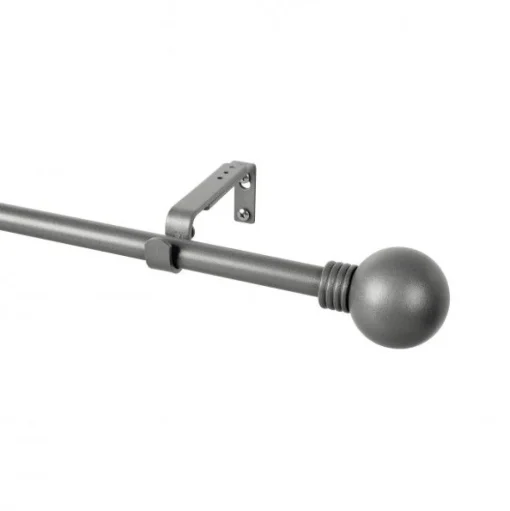 Bissolo Casa Accessori E Pali Tende Pali In Metallo<KIT METALLO 19MM - MODELLO SFERA ANELLO PIOMBO 110-200CM: vendita online KIT METALLO 19MM - MODELLO SFERA ANELLO PIOMBO 110-200CM in offerta