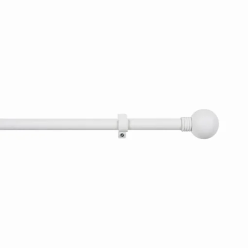 Bissolo Casa Accessori E Pali Tende Pali In Metallo<KIT METALLO 19MM - MODELLO SFERA ANELLO BIANCO 160-300CM: vendita online KIT METALLO 19MM - MODELLO SFERA ANELLO BIANCO 160-300CM in offerta