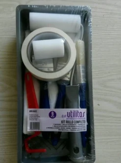 Bissolo Casa Pittura<KIT PITTURA 9PZ VASSOIO+NASTRO +BARRA+RULLI C/MANICI+PENNELLI: vendita online KIT PITTURA 9PZ VASSOIO+NASTRO +BARRA+RULLI C/MANICI+PENNELLI in offerta