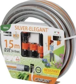 Bissolo Casa Irrigazione E Accessori<Kit Silver elegant 15mt: kit tubo e lancia a spruzzo per giardino