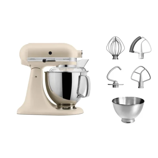 Bissolo Casa Piccoli Preparazione E Cottura Cibi|Preparazione E Cottura Cibi<KITCHENAID - PLANETARIA ARTISAN CON TESTA RECLINABILE 4.8LT FRESH LINEN