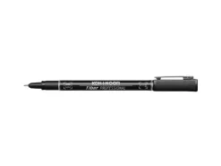 Bissolo Casa Evidenziatori Penne Indelebili<KOH I NOOR - PENNA A FIBRA PROFESSIONAL FIBER NERA (08): vendita online KOH I NOOR - PENNA A FIBRA PROFESSIONAL FIBER NERA (08) in offerta