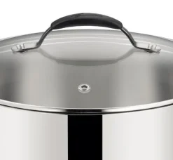 Bissolo Casa Cottura Casseruole<LAGOSTINA - CASSERUOLA 2 MANICI LINEA TEMPRA CON COPERCHIO D.20CM