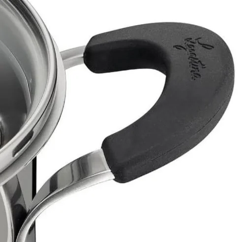 Bissolo Casa Cottura Casseruole<LAGOSTINA - CASSERUOLA 2 MANICI LINEA TEMPRA CON COPERCHIO D.18CM