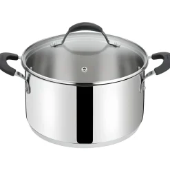 Bissolo Casa Cottura Casseruole<LAGOSTINA - CASSERUOLA FONDA 2 MANICI LINEA TEMPRA DIAM. 24CM