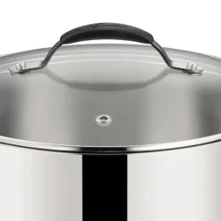 Bissolo Casa Cottura Casseruole<LAGOSTINA - CASSERUOLA FONDA 2 MANICI LINEA TEMPRA DIAM. 24CM