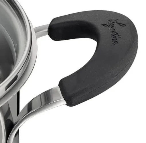 Bissolo Casa Cottura Casseruole<LAGOSTINA - CASSERUOLA FONDA 2 MANICI LINEA TEMPRA DIAM. 24CM