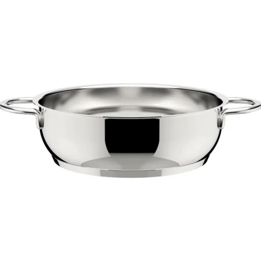 Bissolo Casa Cottura Casseruole<LAGOSTINA - CASSERUOLA SEMIFONDA 2 MANICI LINEA DELIZIOSA DIAM. 24