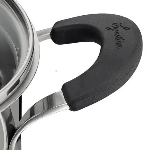 Bissolo Casa Cottura Casseruole<LAGOSTINA - PENTOLA 2 MANICI LINEA TEMPRA CON COPERCHIO DIAM. 20CM