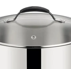 Bissolo Casa Cottura Casseruole<LAGOSTINA - PENTOLA 2 MANICI LINEA TEMPRA CON COPERCHIO DIAM. 20CM