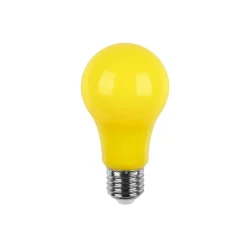 Bissolo Casa Lampadine<LAMPADA CLASSICA A LED 230V 5W E27 GIALLA: vendita online LAMPADA CLASSICA A LED 230V 5W E27 GIALLA in offerta