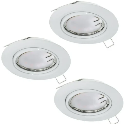 Bissolo Casa Plafoniere<LAMPADA DA INCASSO LED PENETO BIANCO D. 8,7CM - 3000K 3X46W 3X400lm GU10: vendita online LAMPADA DA INCASSO LED PENETO BIANCO D. 8,7CM - 3000K 3X46W 3X400lm GU10 in offerta