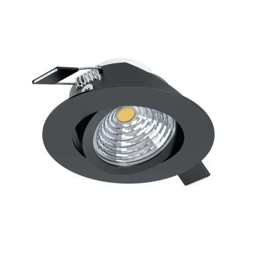 Bissolo Casa Plafoniere<LAMPADA DA INCASSO LED SALICETO NERO D. 8,8CM - 2700K 6W 450lm: vendita online LAMPADA DA INCASSO LED SALICETO NERO D. 8,8CM - 2700K 6W 450lm in offerta