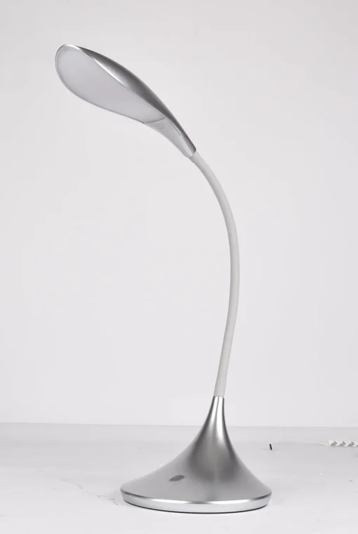 Bissolo Casa Lampade Da Scrivania E Comodino<LAMPADA DA SCRIVANIA SILVER 17.5X40X44CM - 240V 7.5W 4000K: vendita online LAMPADA DA SCRIVANIA SILVER 17.5X40X44CM - 240V 7.5W 4000K in offerta