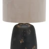 Bissolo Casa Lampade Da Scrivania E Comodino<LAMPADA DA TAVOLA IN CERAMICA BEIGE 24X24X36.5CM: vendita online LAMPADA DA TAVOLA IN CERAMICA BEIGE 24X24X36.5CM in offerta