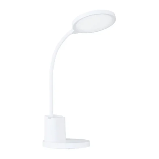 Bissolo Casa Lampade Da Scrivania E Comodino<LAMPADA DA TAVOLO A LED BROLINI BIANCA H. 55CM - 2.1W 300lm 2700-6000W: vendita online LAMPADA DA TAVOLO A LED BROLINI BIANCA H. 55CM - 2.1W 300lm 2700-6000W in offerta