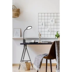 Bissolo Casa Lampade Da Scrivania E Comodino<LAMPADA DA TAVOLO A LED BROLINI NERA H. 55CM - 2.1W 300lm 2700-6000W: vendita online LAMPADA DA TAVOLO A LED BROLINI NERA H. 55CM - 2.1W 300lm 2700-6000W in offerta